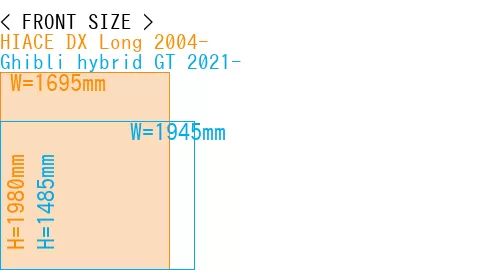 #HIACE DX Long 2004- + Ghibli hybrid GT 2021-